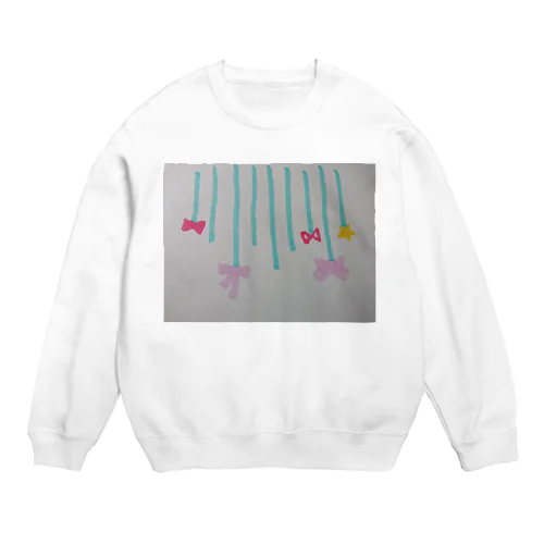 リボンの雨 Crew Neck Sweatshirt