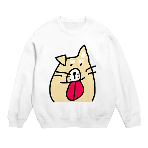 ビビりな番犬くん Crew Neck Sweatshirt