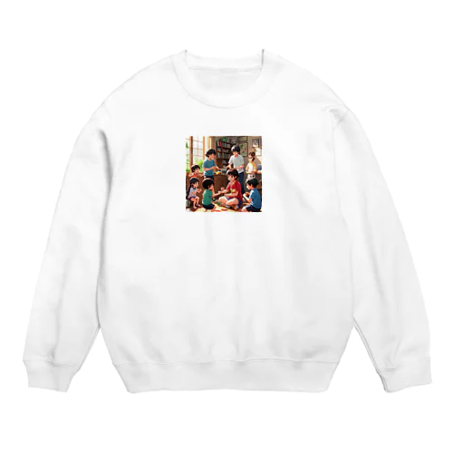 たくさん出来るといいね。 Crew Neck Sweatshirt