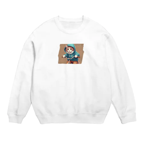 にゃんこ🐱 Crew Neck Sweatshirt