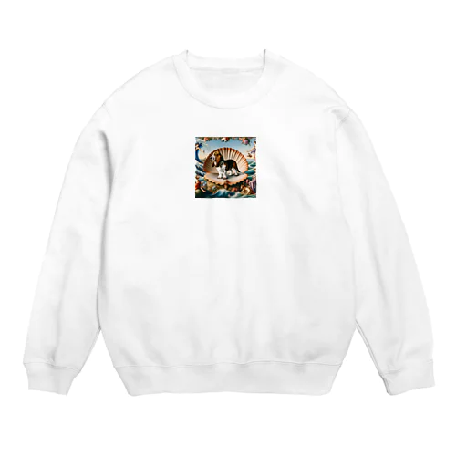 祝！誕生！我が家の美の女神 Crew Neck Sweatshirt