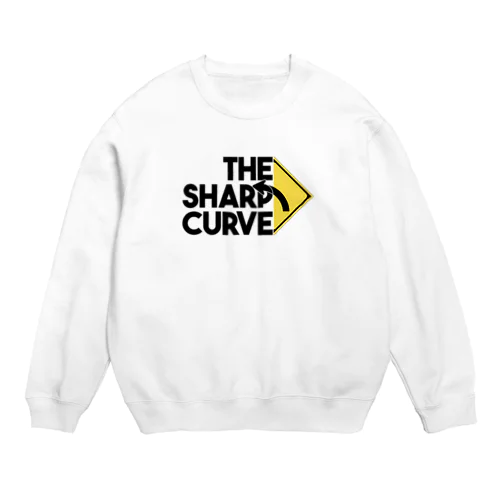 急カーブの注意 Crew Neck Sweatshirt