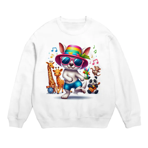 ダンシングアニマル Crew Neck Sweatshirt