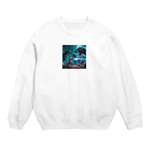 悟空がびゅん Crew Neck Sweatshirt