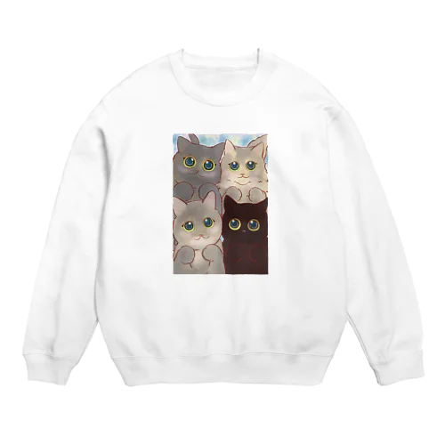 はつねちゃん＆カノンちゃん＆リクちゃん＆ユノちゃんグッズ Crew Neck Sweatshirt