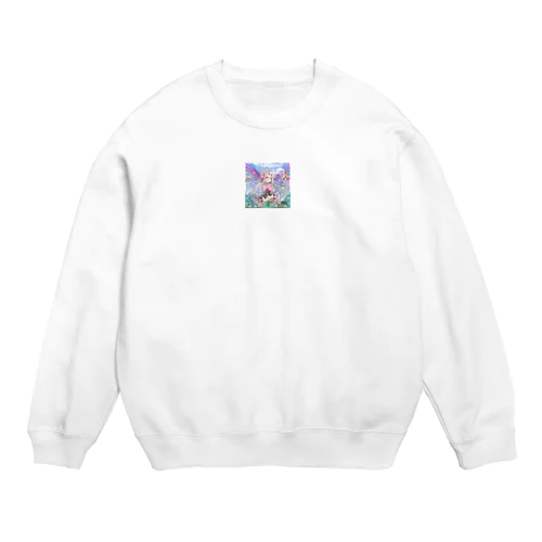 天界から舞い降りて Crew Neck Sweatshirt