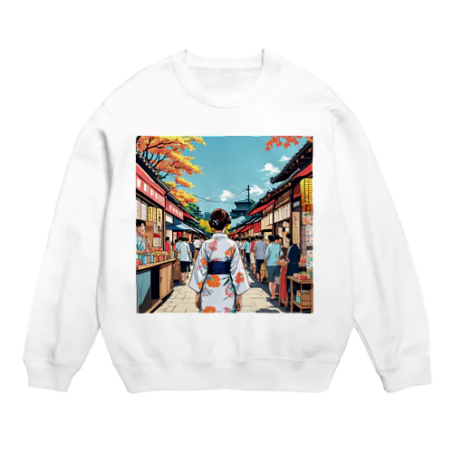 浴衣 Crew Neck Sweatshirt