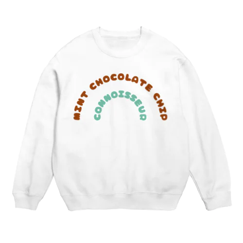 Mint Chocolate Chip Connoisseur Crew Neck Sweatshirt