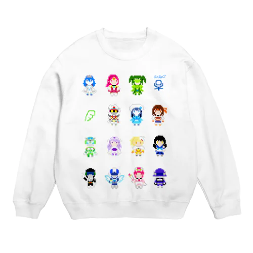 ドット絵 メインキャラ Crew Neck Sweatshirt