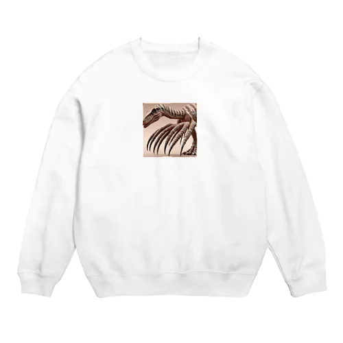 テリジノサウルス Crew Neck Sweatshirt