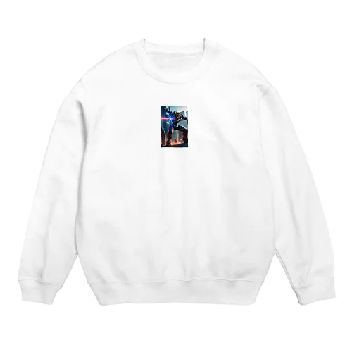 ライオンロボットV1 Crew Neck Sweatshirt