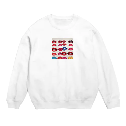 おしゃれな唇 Crew Neck Sweatshirt