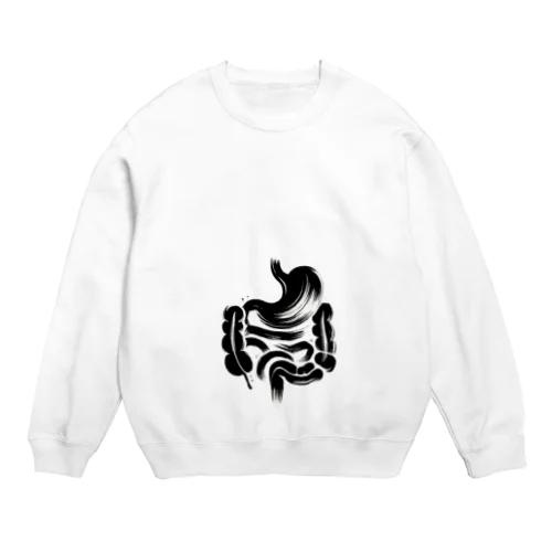 胃腸、見えちゃう Crew Neck Sweatshirt