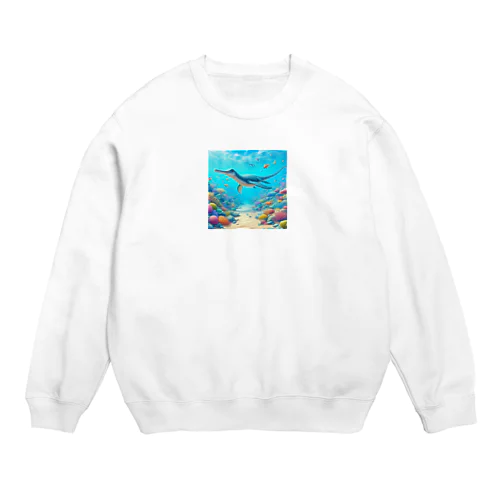 アクアぎょ Crew Neck Sweatshirt