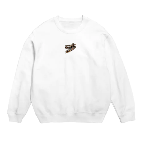 怪人ヘビ女 Crew Neck Sweatshirt