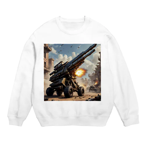 武器シリーズ　砲台 Crew Neck Sweatshirt