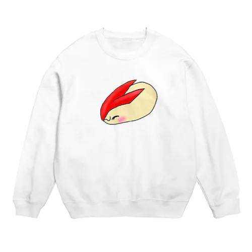 優しいうさぎリンゴちゃん Crew Neck Sweatshirt