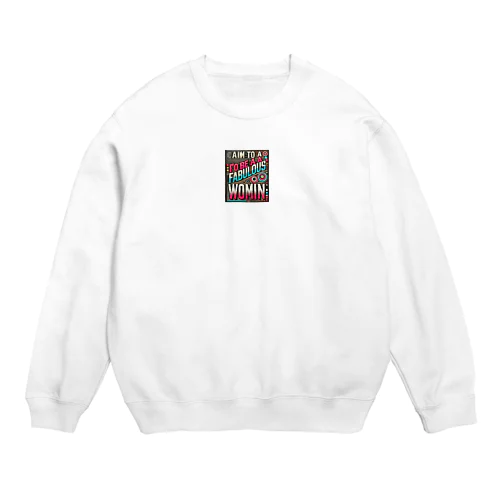 いい女グッツ Crew Neck Sweatshirt