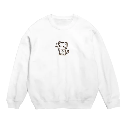 可愛いねこちゃん Crew Neck Sweatshirt