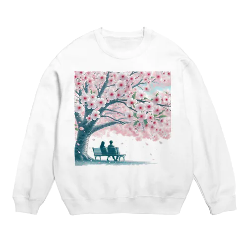 「春風景グッズ」 Crew Neck Sweatshirt