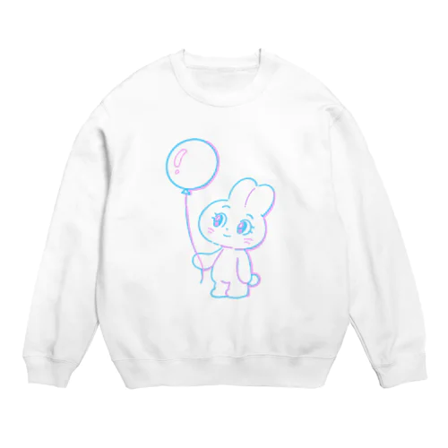 うさぎのめるちゃん Crew Neck Sweatshirt