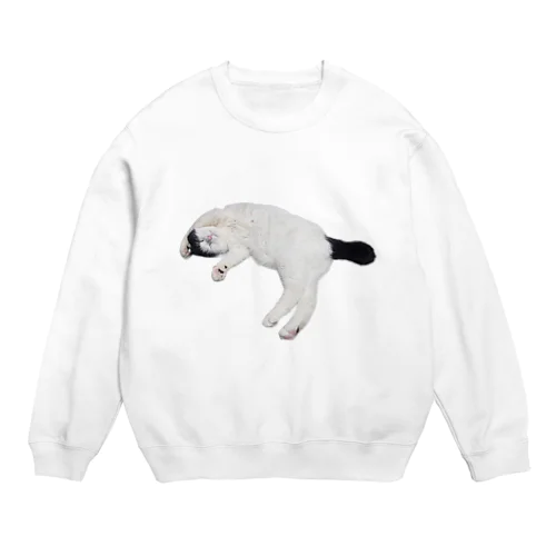 尻尾が短い保護猫 たぬちゃん Crew Neck Sweatshirt