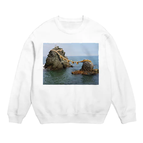 夫婦岩 Crew Neck Sweatshirt