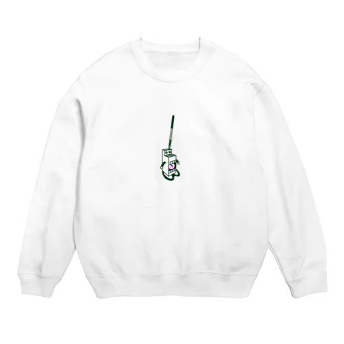 クイックルワイパー君 Crew Neck Sweatshirt