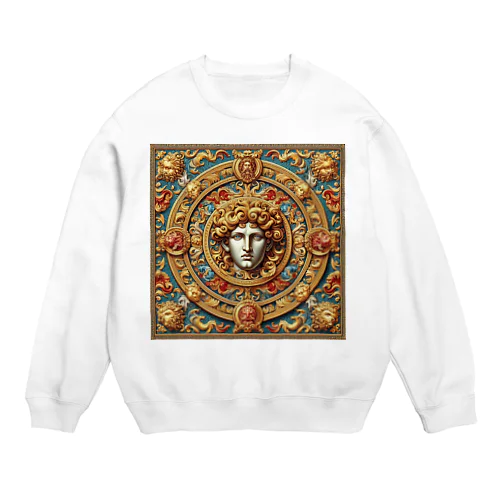 Renaissance baroque模様　European Crew Neck Sweatshirt