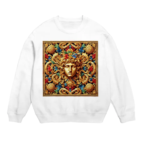 Renaissance baroque模様　European Crew Neck Sweatshirt