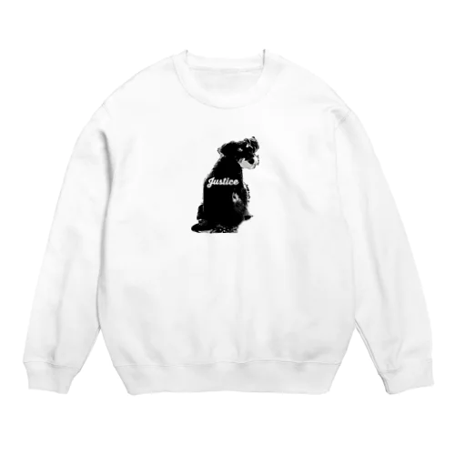 見返り犬ジャスティス Crew Neck Sweatshirt