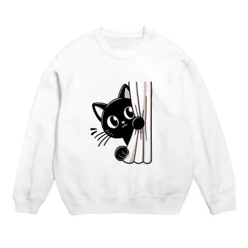 くろねこ 01 Crew Neck Sweatshirt