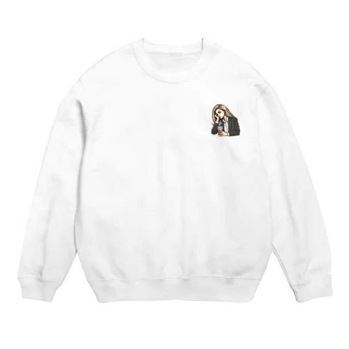 Daydreaming Desk Diva Crew Neck Sweatshirt