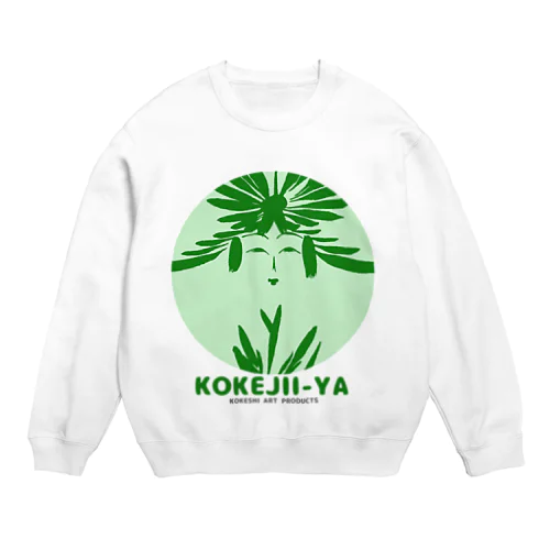 KOKEJII-YA Symbolic face:GREEN TEA スウェット