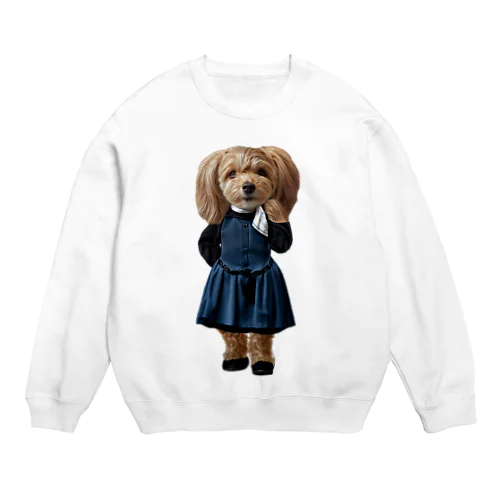 愛犬コスチューム：れあ＠チワプー Crew Neck Sweatshirt