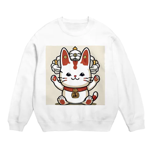 神様の使い！ Crew Neck Sweatshirt