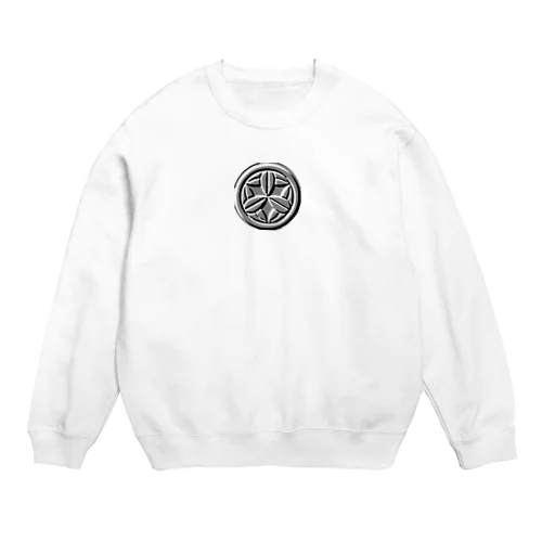 斎藤一家紋 Crew Neck Sweatshirt