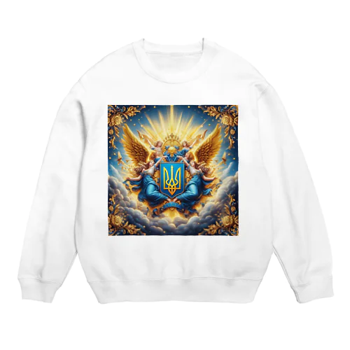 Renaissance  16世紀　エンジェル　ウクライナ🇺🇦🔱 Crew Neck Sweatshirt