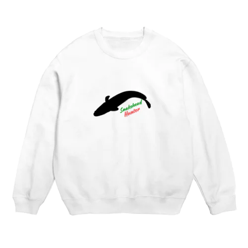 雷魚ハンター Crew Neck Sweatshirt