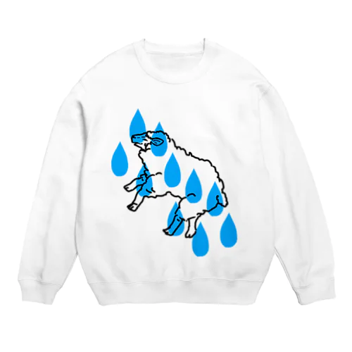 雨時々羊 Crew Neck Sweatshirt