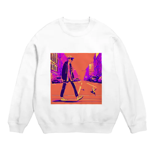 Slick Crew Neck Sweatshirt