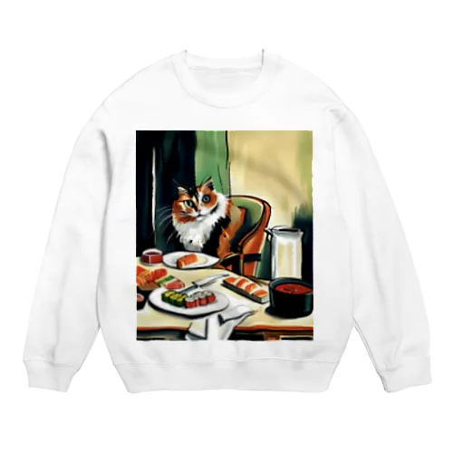 I love Sushi!! Crew Neck Sweatshirt