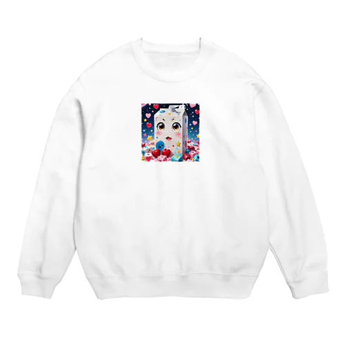 ミルキースター Crew Neck Sweatshirt