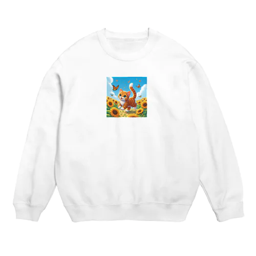 気持ちーい Crew Neck Sweatshirt