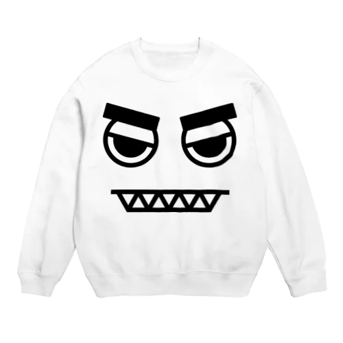 目つき兄貴 Crew Neck Sweatshirt