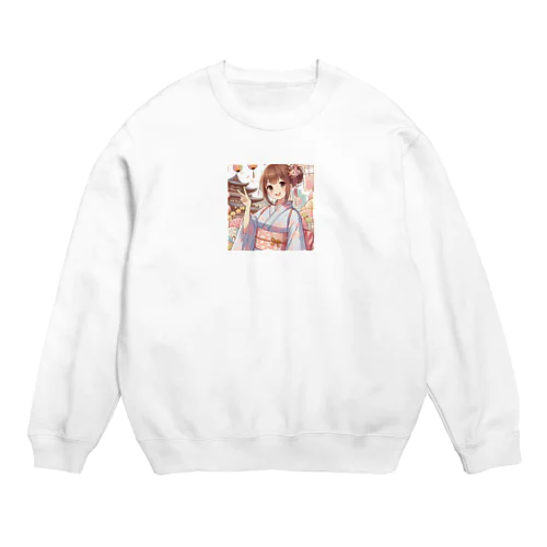 お祭り好きのＪＫ Crew Neck Sweatshirt