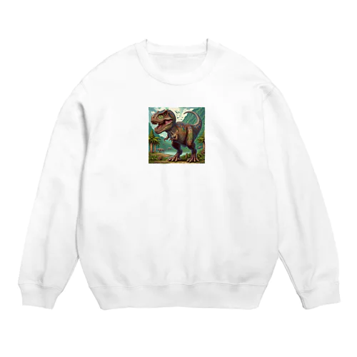 恐竜さん Crew Neck Sweatshirt