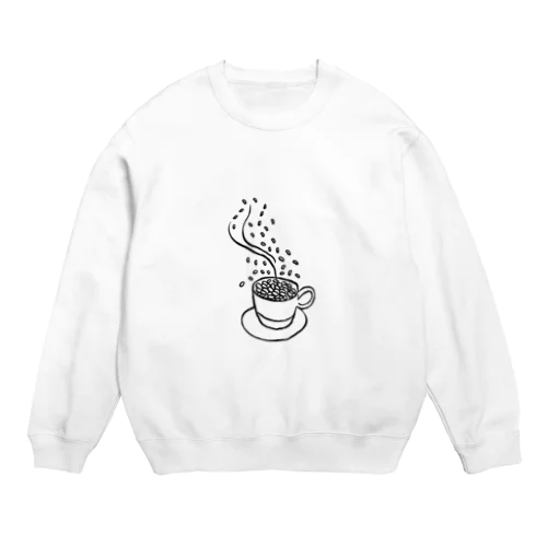 coffee day① Crew Neck Sweatshirt