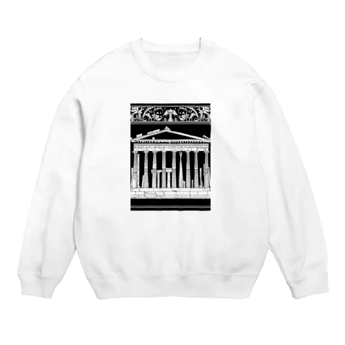 ギリシャの遺跡 Crew Neck Sweatshirt