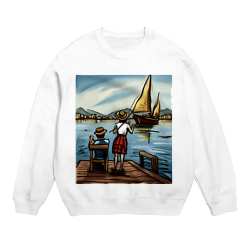 夏の思い出 Crew Neck Sweatshirt